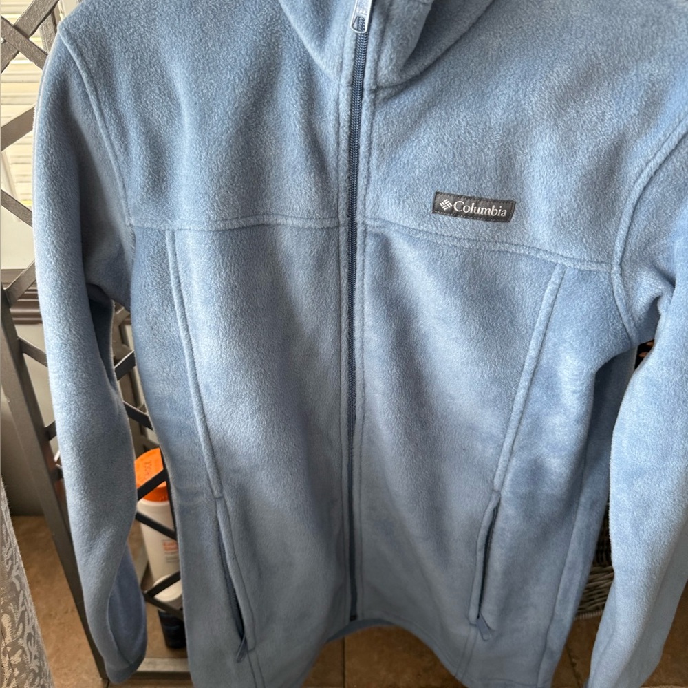 Columbia Light Blue Fleece Jacket